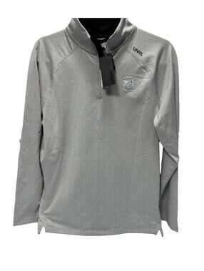 NHL UNRL Crossover Quarter Zip Pullover Sweatshirt Mens Small Grey NWT